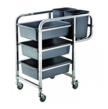 Stainless Steel Collecting Cart